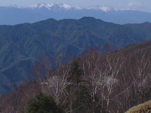 しらびそ峠より鬼面山