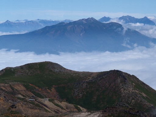 御嶽山より乗鞍岳