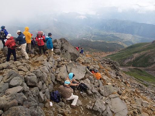 乗鞍岳山頂