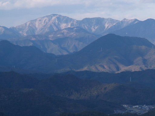 白山展望台より高賀山