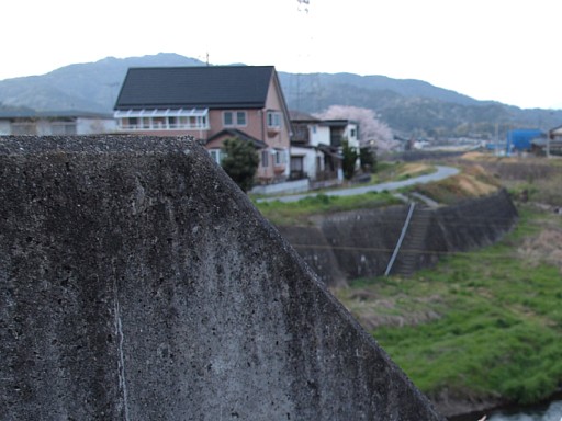 月野橋より如来ヶ岳