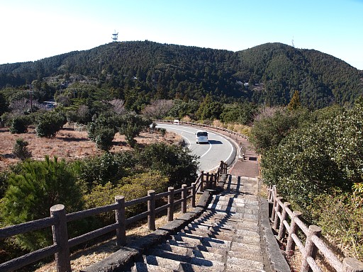 伊勢志摩スカイライン展望台より朝熊ヶ山