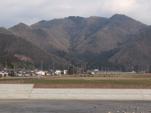 智頭急行より白旗山