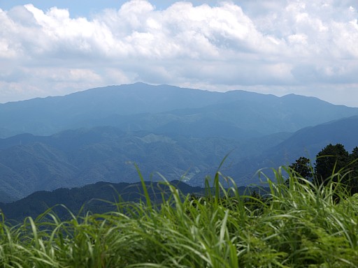 岩湧山より見る金剛山