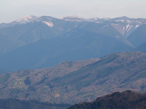 雲雀山付近より城ヶ森山