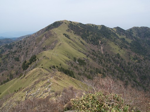 次郎笈より剣山