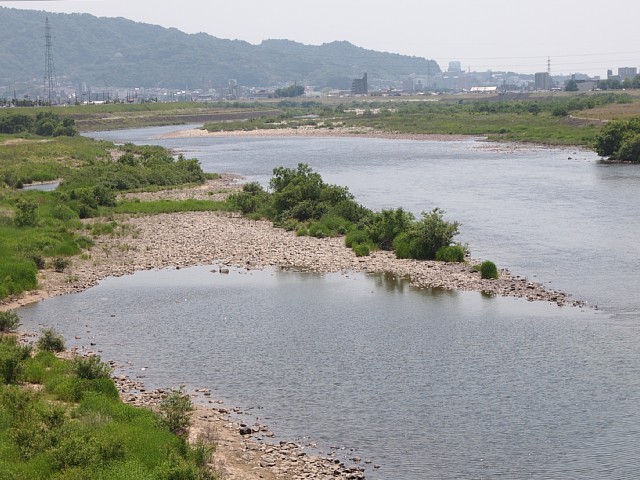 安佐大橋より太田川